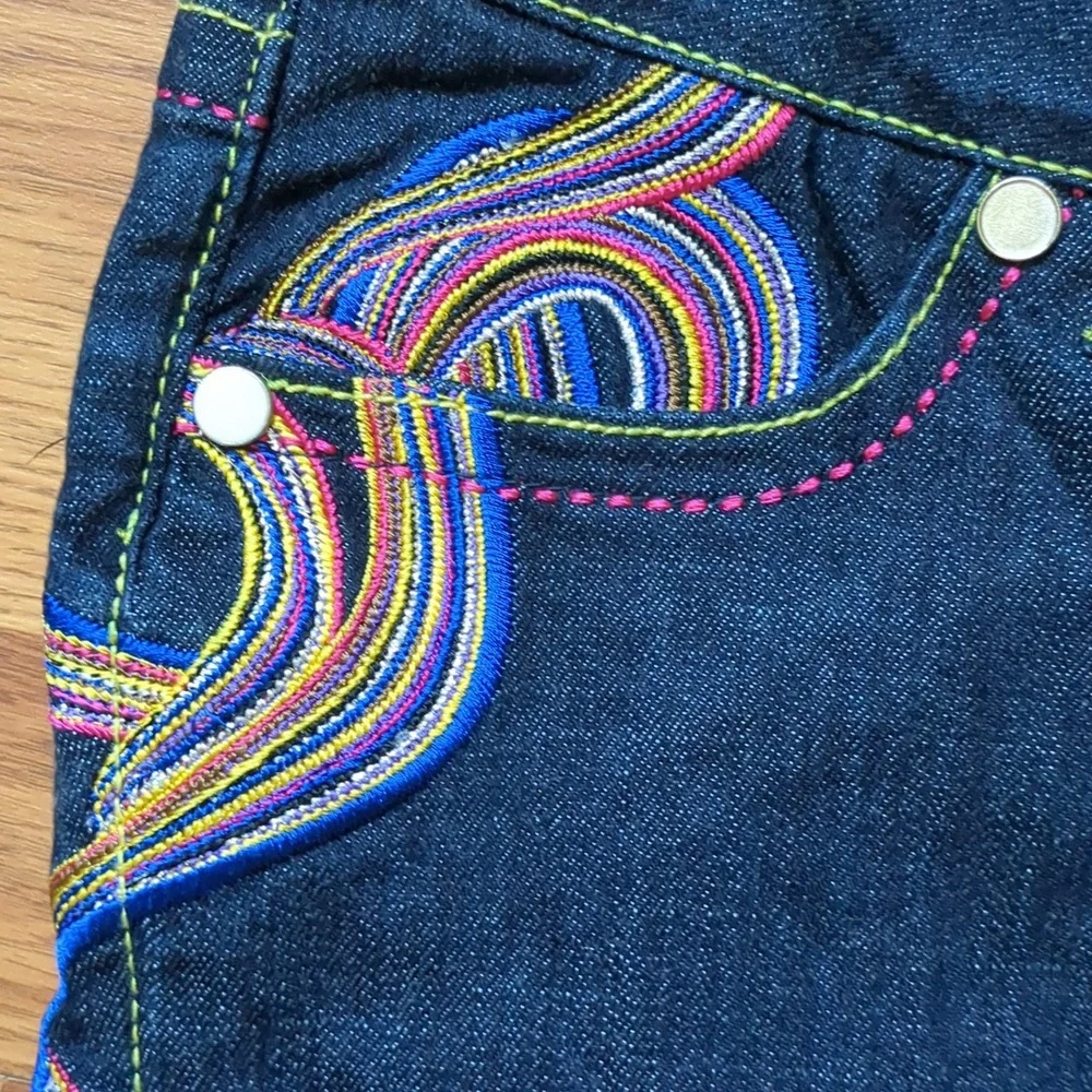 Y2K COOGI Boot Cut Jeans  Size 3/4 in seam  33 and 1/2 - Picture 7 of 14